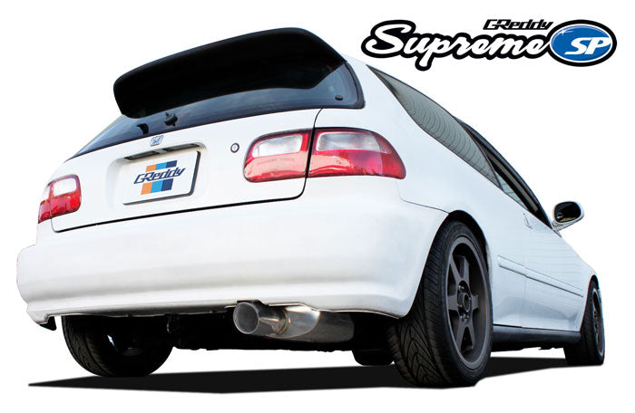 Greddy Supreme SP Exhaust - 92-95 Civic Hatchback (EG) w/K-Swap