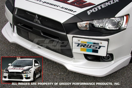 GReddy GRACER Front Lip | 08+ Mitsubishi EVO X