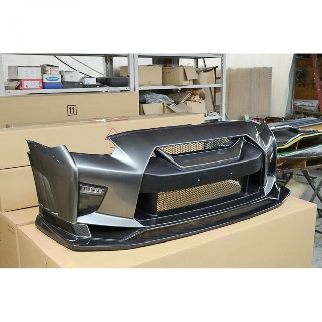Voltex Front Bumper with Front Fenders - 08+ Nissan GT-R (R35)