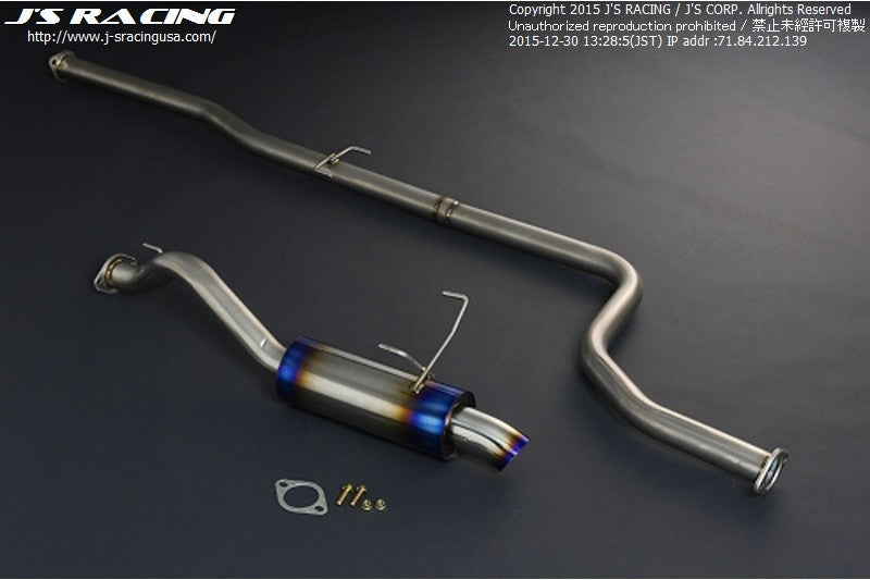 J's Racing R304 Series Stainless Steel Exhaust Systems - 94-01 Integra (DC2)