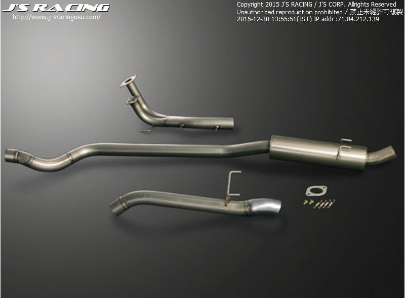 J's Racing T304 60RS/70RR Plus Series Stainless Steel Exhaust Systems - 02-06 RSX (DC5)