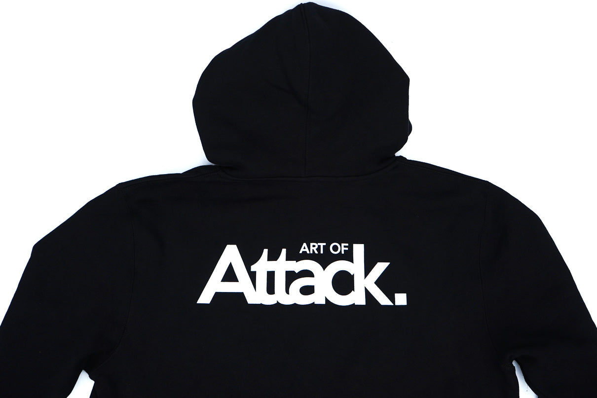 Art of Attack ''Future Drivers.'' Youth Hoodie - Black