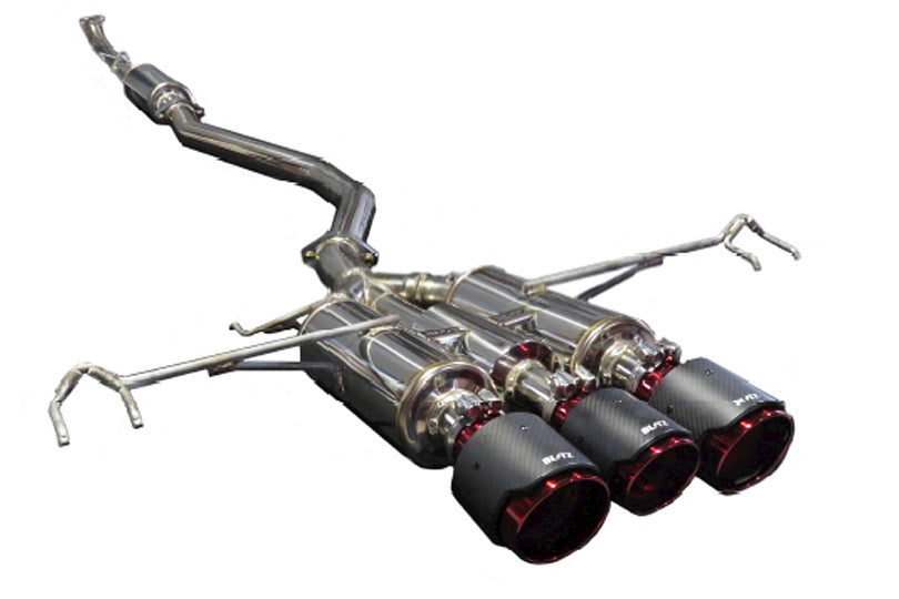 Blitz NUR-Spec Custom Edition Carbon Red Cat-Back Exhaust System