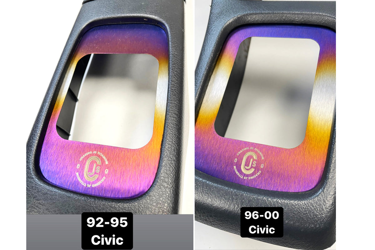 Chasing J's Titanium Shift Boot Delete Plate Civic/Integra (EG/EK/DC2