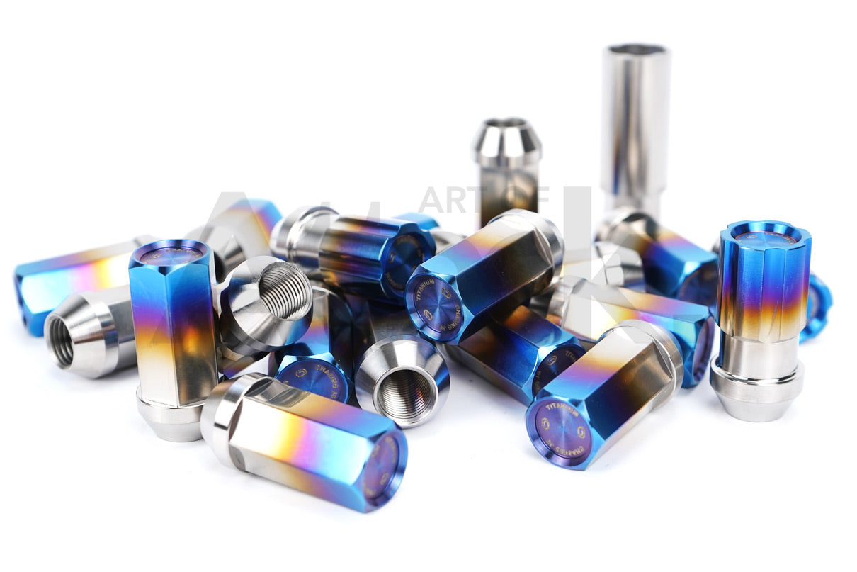 Chasing Js Titanium Extended Closed End Lug Nuts (M12) Art of Attack