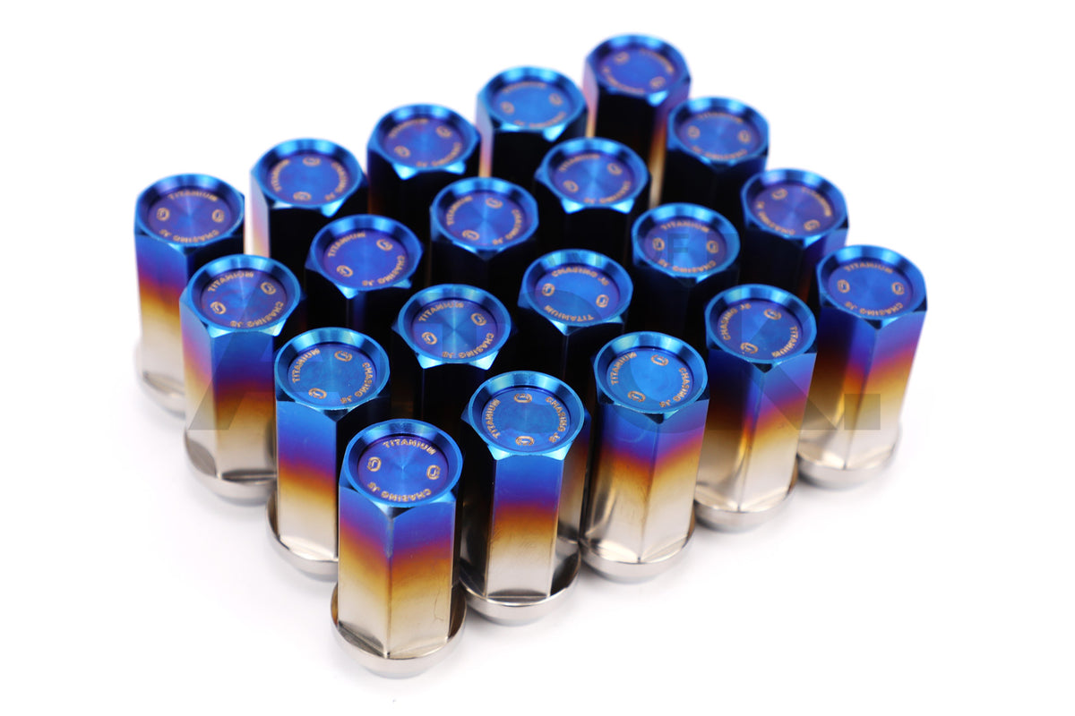 Chasing Js Titanium Extended Closed End Lug Nuts (M12) Art of Attack