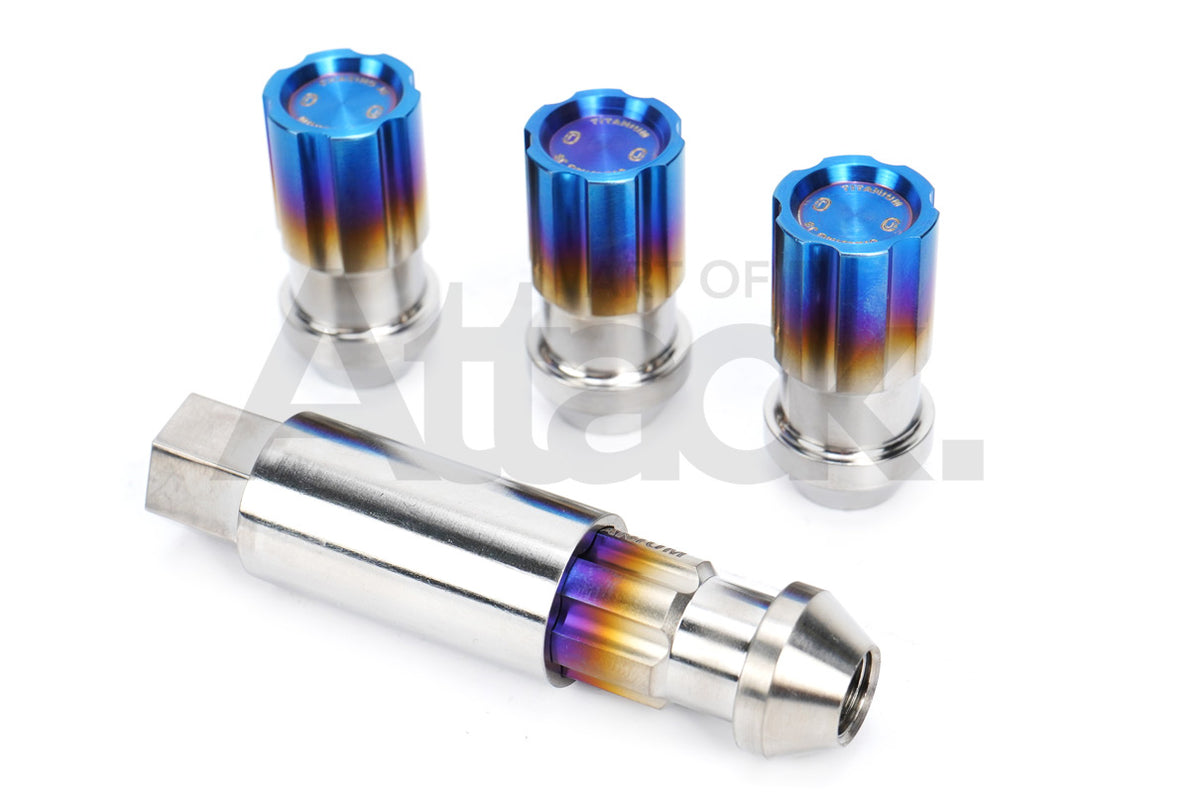 Chasing Js Titanium Extended Closed End Lug Nuts (M12) Art of Attack