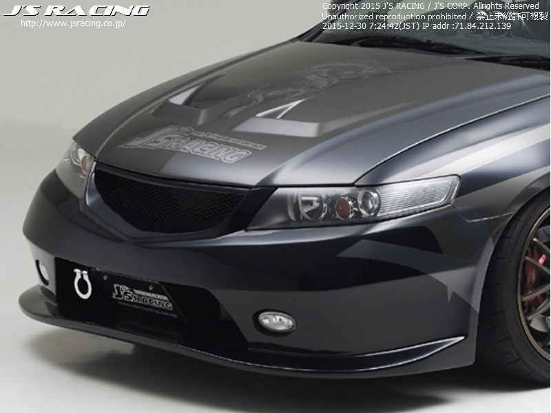 J's Racing Type-S Front Bumper - 04-08 Accord Euro R (CL7)