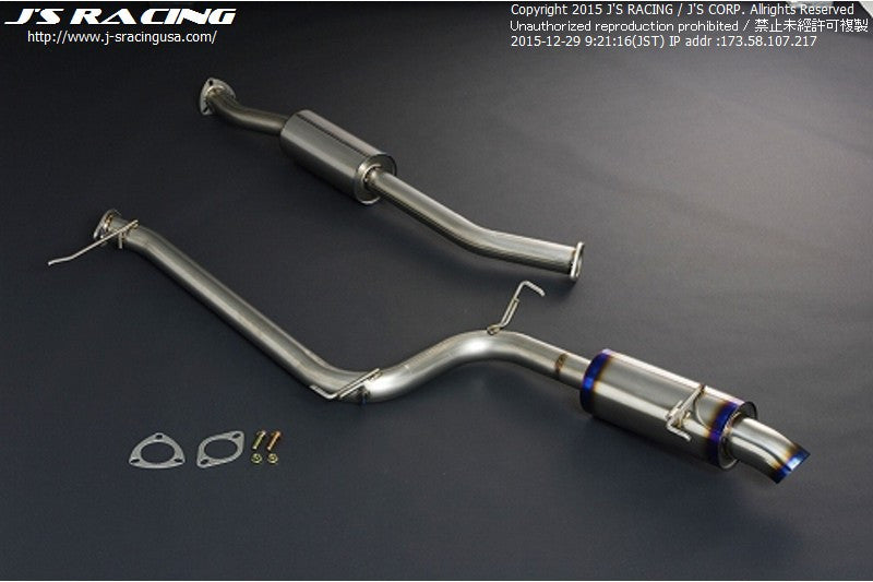 J's Racing Titanium FX-Pro Exhaust Systems - 04-08 TSX (CL7)