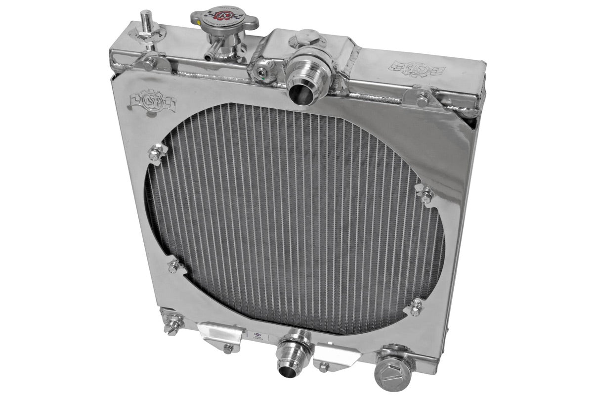 CSF Race Ultimate Aluminum Half Radiator w/Fan+ Shroud - 92-00 Civic - Art  of Attack - ART OF ATTACK PARTS