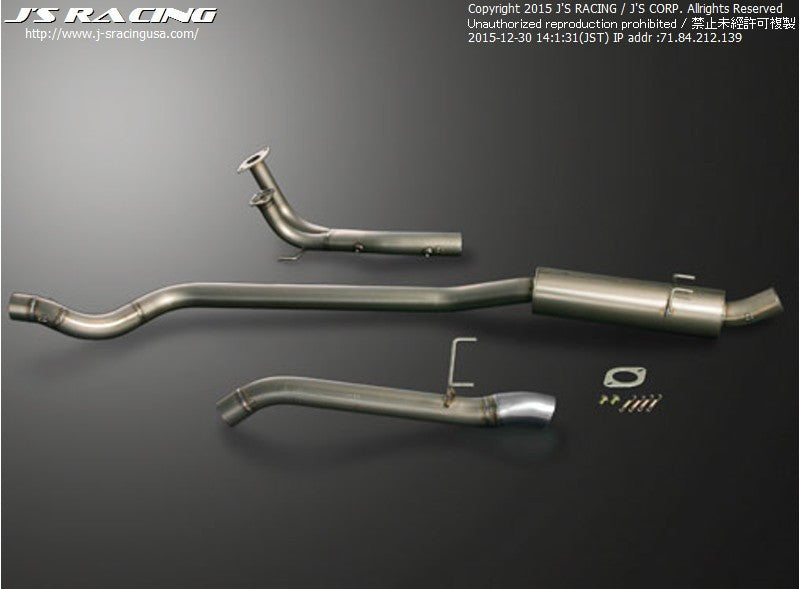 J's Racing R304 S Series Stainless Steel Exhaust Systems - 02-05 Civic Si (EP3)