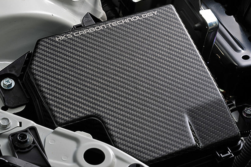 HKS Dry Carbon Fuse Box Cover - 2022+ Toyota GR86 (ZN8) / 22+ BRZ (ZD8)