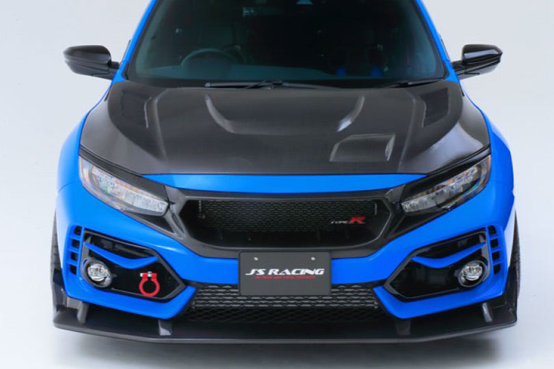 J's Racing Vented Front Sports Garnishes - 2017+ Civic Type R (FK8)