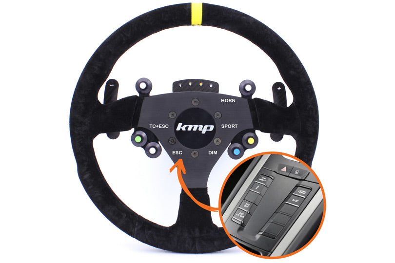KMP Drivetrain Racing Steering Wheel - Porsche 991 / 991 GT3