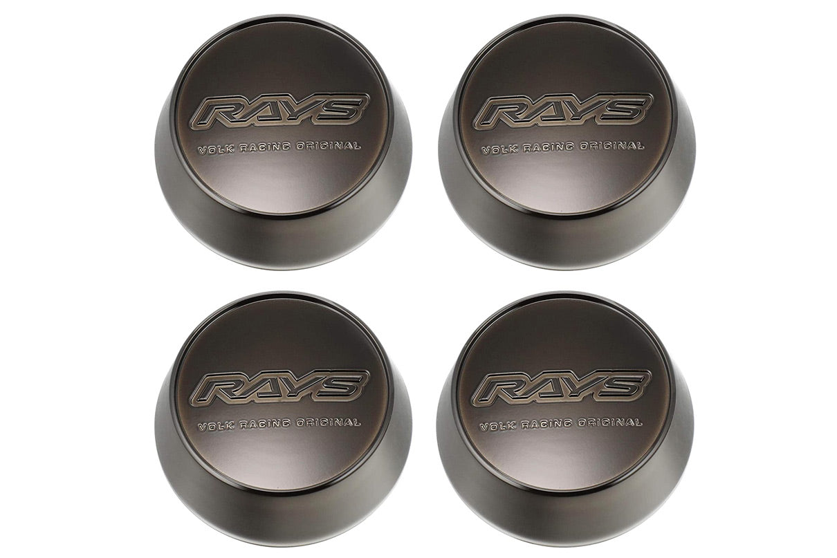 Rays Center Cap - HIGH Type (Clip Type) - Bronze Clear (4pc Set)