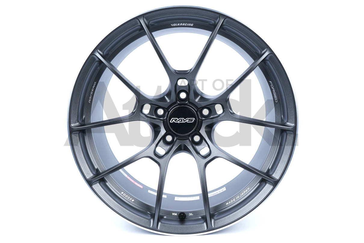Volk Racing G025 Wheel (Face-2) - 18"-20" Matte Gunblack / Rim Edge DC
