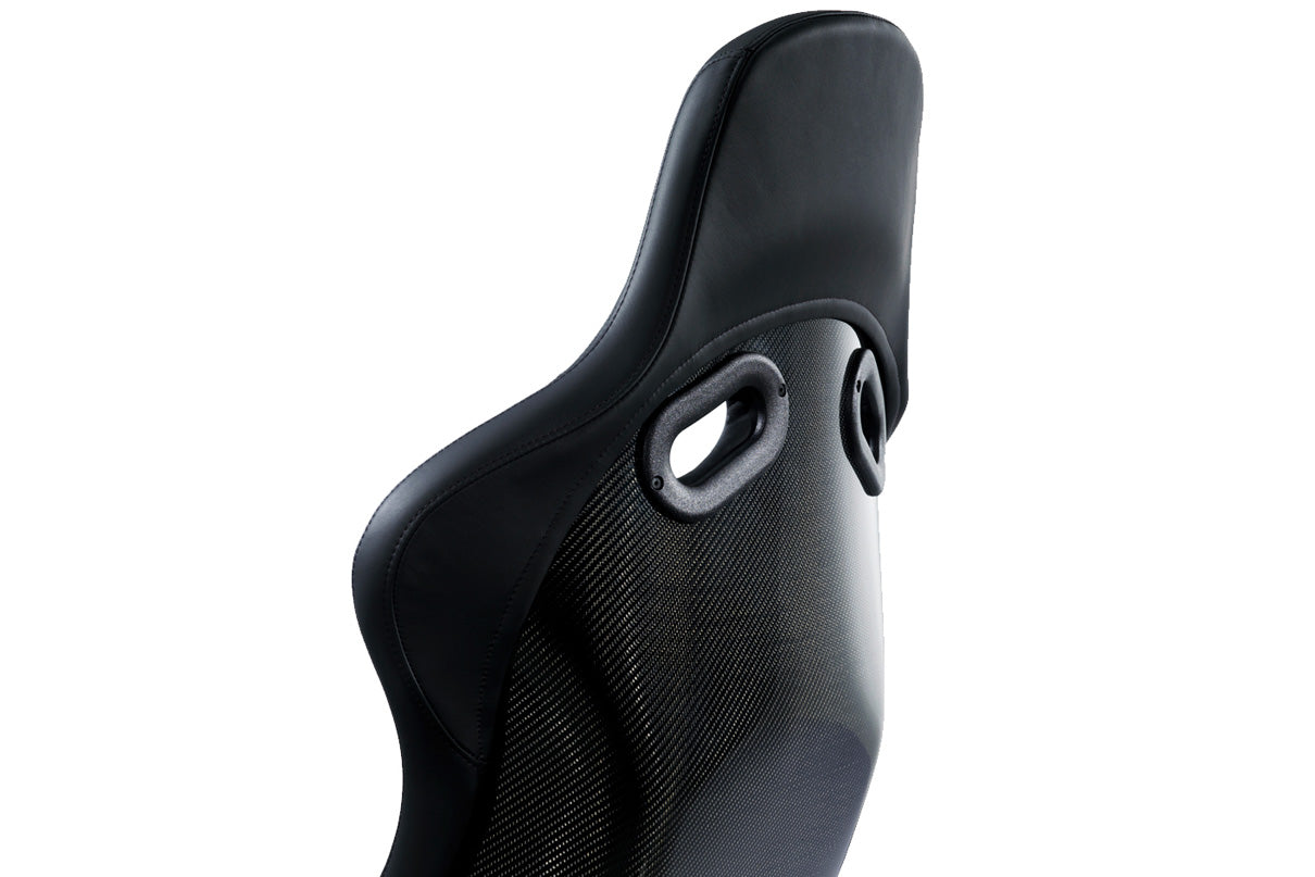 Recaro Pole Position Carbon (ABE) Racing Seat - Black Leather