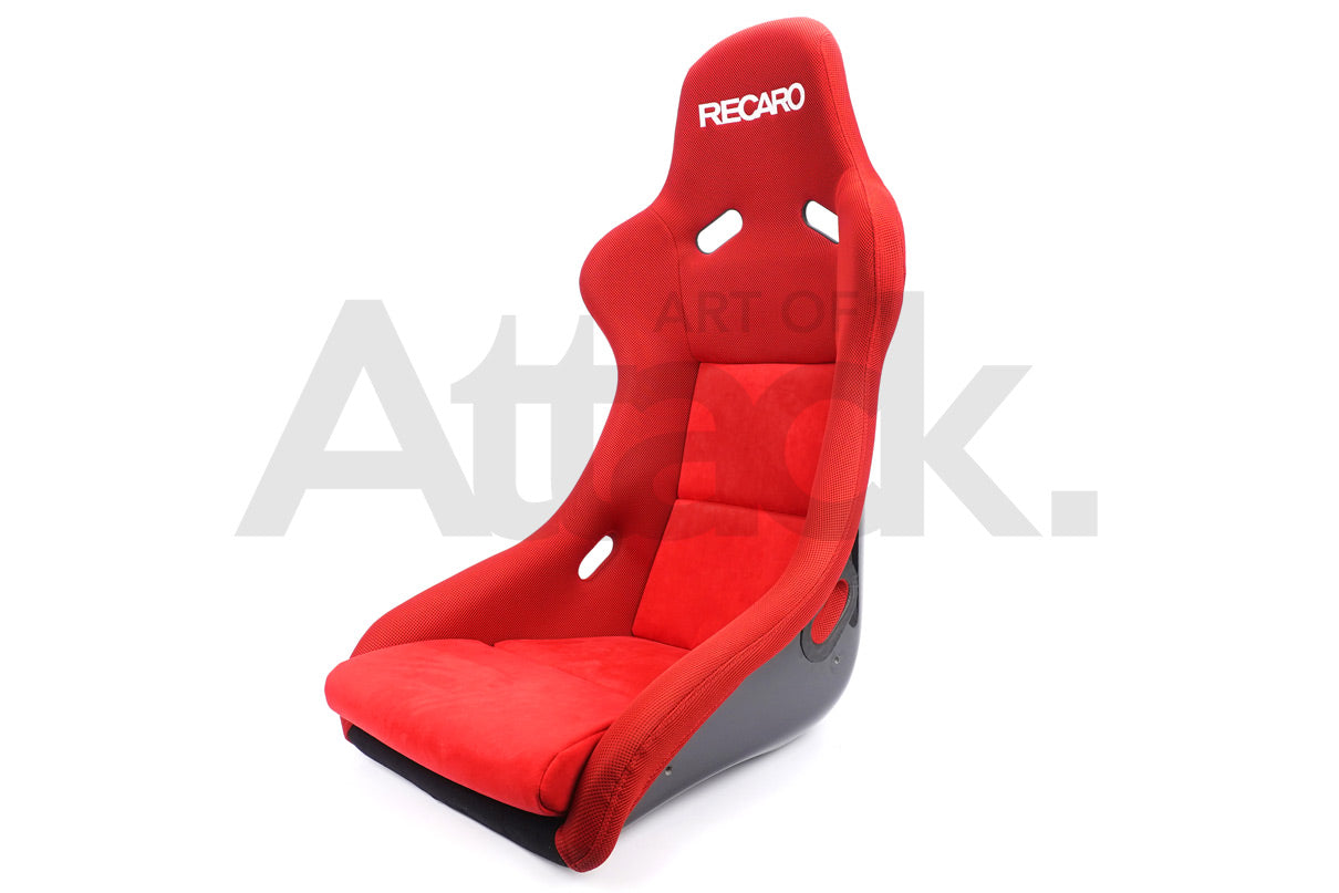Recaro Pole Position N.G. Racing Seats - Jersey Red w/Red Suede