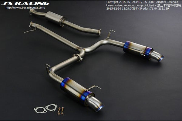 J's Racing R304 Series Stainless Steel Exhaust Systems - 04-08 TSX (CL7/CL9)