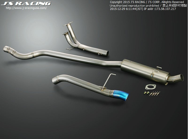 J's Racing Titanium FX-Pro Exhaust Systems - 02-06 RSX (DC5)
