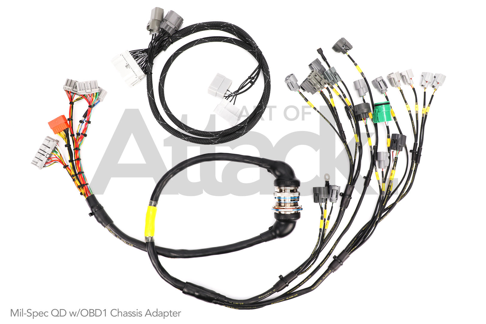 Rywire OBD1 Mil-Spec B/ D-series Tucked Engine Harness (Quick Disconnect) - Honda / Acura Applications