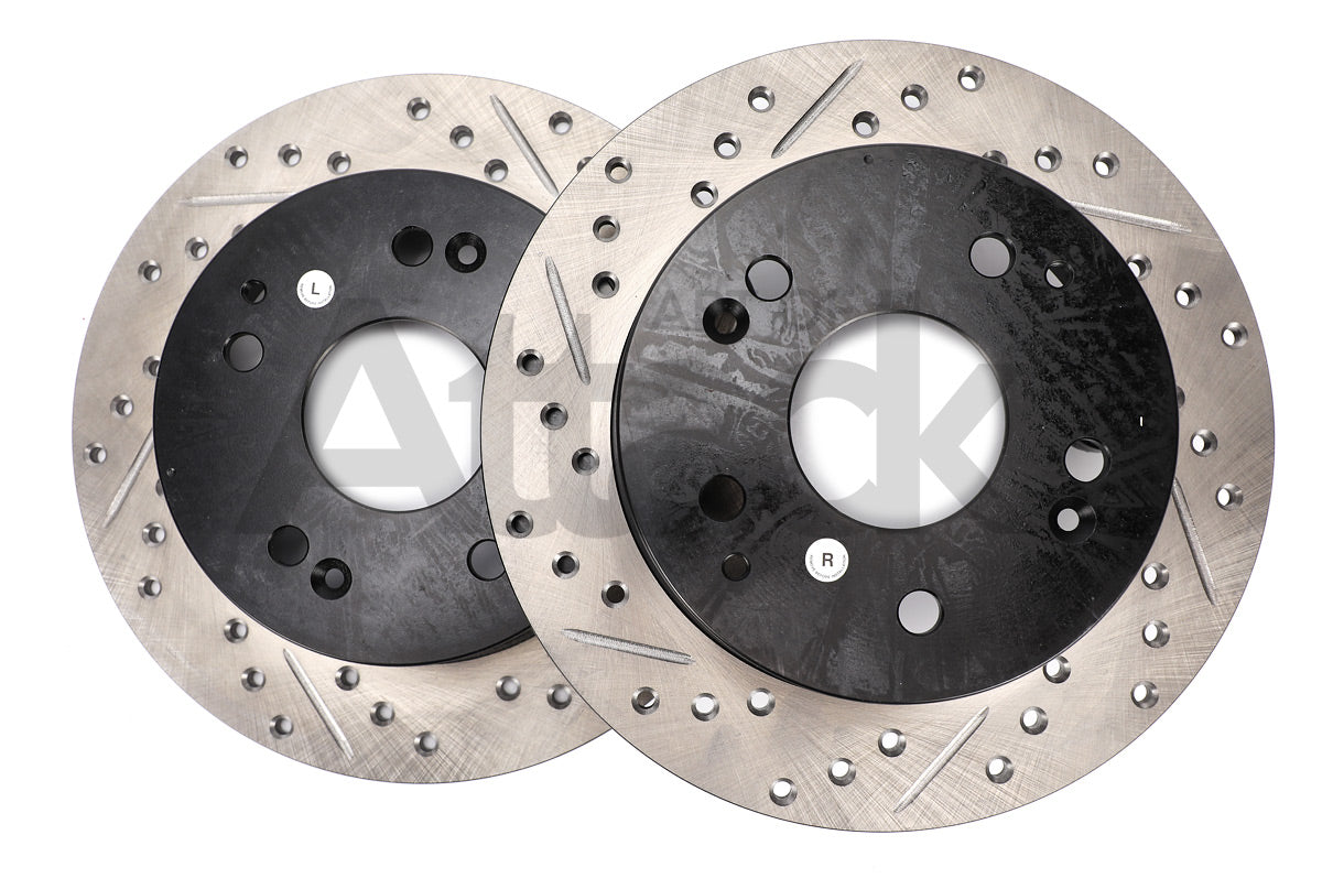 Stoptech Drilled & Slotted Rotors (Rear) - Honda/Acura Applications