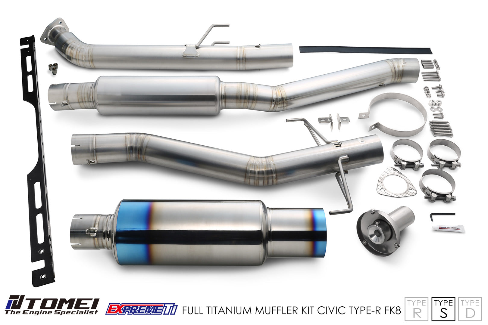 Tomei Expreme Ti Type-S Full Titanium Cat-Back Exhaust - 2017+ Civic Type R (FK8)