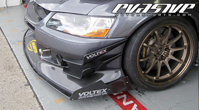 Voltex Front Bumper Cyber Street - 03-06 Mitsubishi EVO 8 / 9